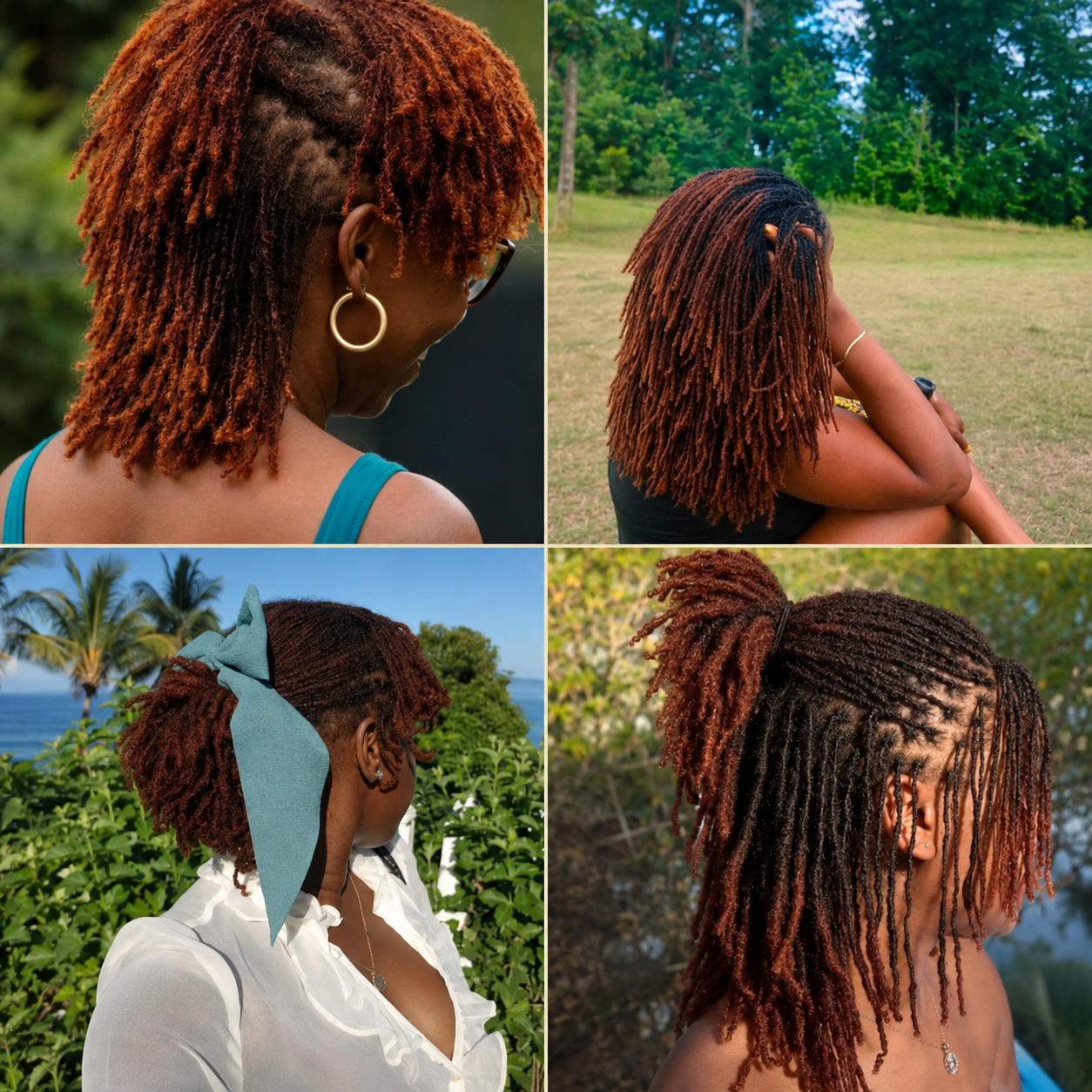 Micro Locks avec teinture sur mesure