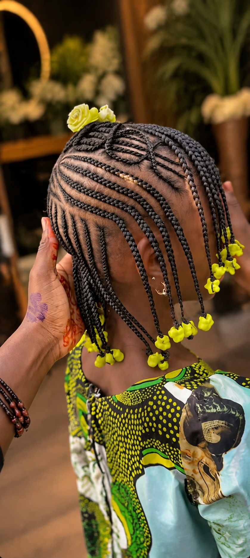 Tresses artistiques pour femme